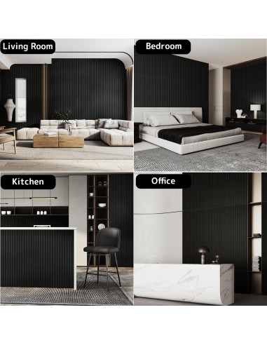 Paneles Acústicos de Madera Maciza Sunny Heart 2 Piezas 237.5x32cm