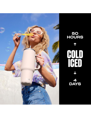 Vaso XL Acero Inoxidable Reciclado S'well 1.18L Sal Himalaya