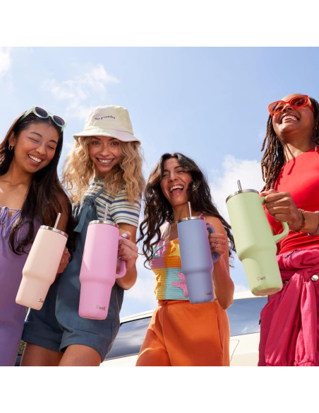 Vaso XL Acero Inoxidable Reciclado S'well 1.18L Sal Himalaya