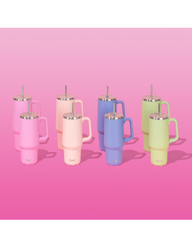 Vaso XL Acero Inoxidable Reciclado S'well 1.18L Sal Himalaya