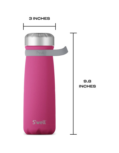 Botella S'well Traveler 24oz (709ml) Acero Inoxidable Rosa
