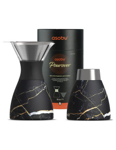 Cafetera de Goteo Aislada Asobu 32 oz Doble Pared Mármol