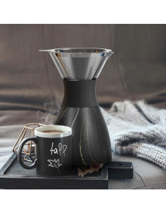 Cafetera de Goteo Aislada Asobu 32 oz Doble Pared Mármol 2