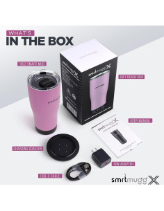 Taza Auto-Calentada SmrtMugg X 0.56 L Pantalla LCD Negra 2