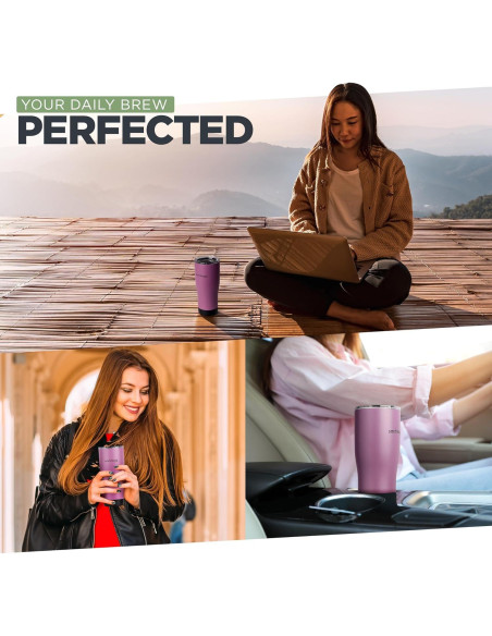 Taza Auto-Calentada SmrtMugg X 0.56 L Pantalla LCD Negra