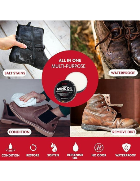 Aceite de Visón Angelus 85 g - Acondicionador de Cuero Natural