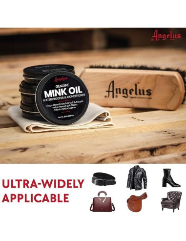 Aceite de Visón Angelus 85 g - Acondicionador de Cuero Natural