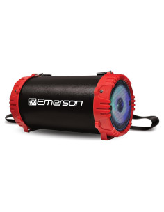 Altavoz Bluetooth Emerson EAS-3001 Portátil Rojo con LED