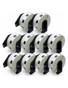 Etiquetas Redondas 24mm BETCKEY para Brother DK-1218 - 10 Rollos