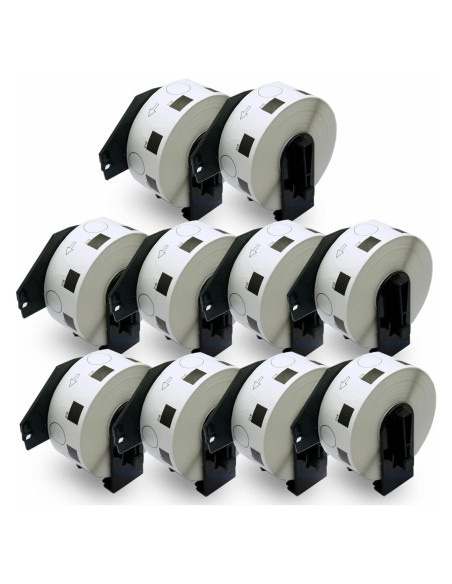 Etiquetas Redondas 24mm BETCKEY para Brother DK-1218 - 10 Rollos