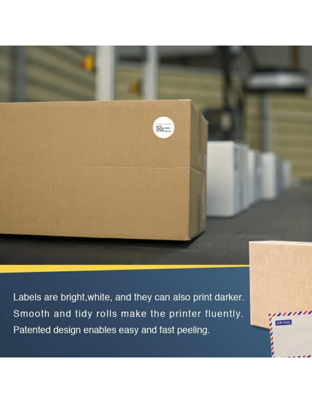 Etiquetas Redondas 24mm BETCKEY para Brother DK-1218 - 10 Rollos