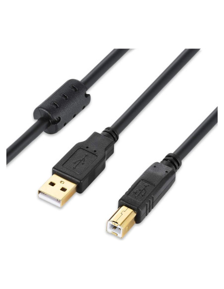 Cable de Impresora USB 2.0 3.05m Nobrand Tipo A a B Negro