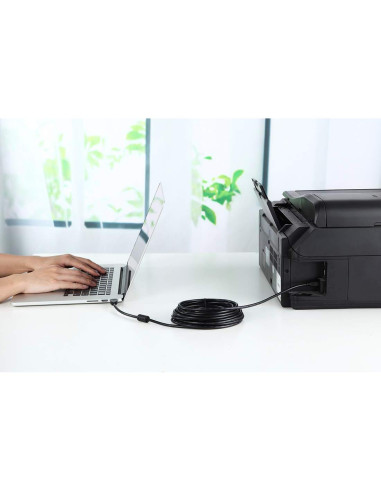 Cable de Impresora USB 2.0 3.05m Nobrand Tipo A a B Negro