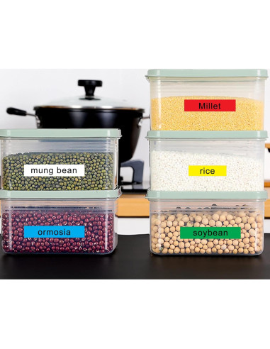 Cinta de Etiqueta 12mm BOYEEZON 6-Pack Compatible Brother