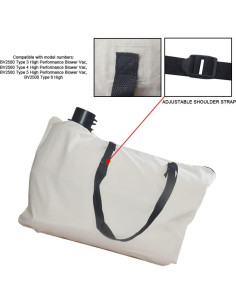 Bolsa de Hombro Genérico para Soplador Black & Decker BV005 2