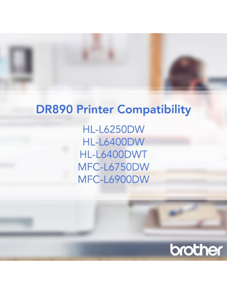 Unidad de Tambor Brother DR890 - 0.68 kg - 28x45x15 cm