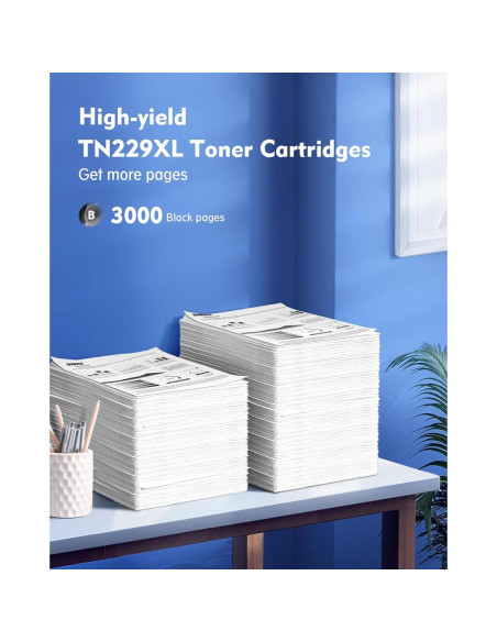 Cartucho de tóner negro TN229XL DMGE para Brother MFC-L3780CDW