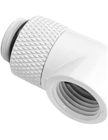 Adaptador Rotatorio 90 G1/4" Latón Niquelado 6 Pcs - greenDracaena