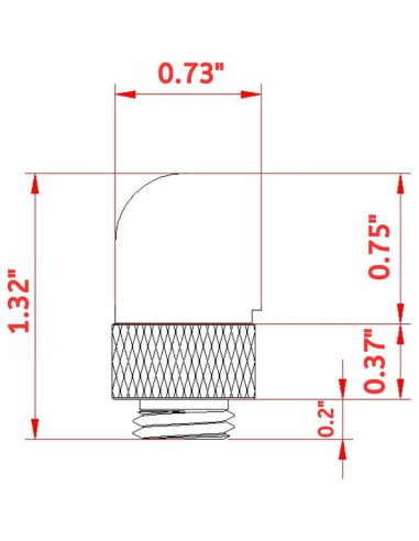 Adaptador Rotatorio 90 G1/4" Latón Niquelado 6 Pcs - greenDracaena