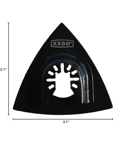 XXGO 102 Pcs Almohadillas Lijado Triangular para Multiherramienta