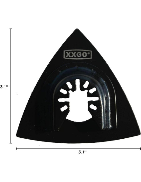XXGO 102 Pcs Almohadillas Lijado Triangular para Multiherramienta