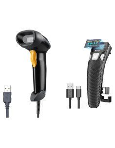 Escáner de Código de Barras 2D USB Eyoyo EY-H2, Lector QR Automático