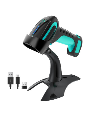 Escáner de Código de Barras Inalámbrico Tera 8100 Pro Azul 2500mAh