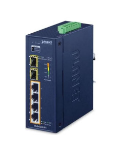 Interruptor Ethernet Industrial PLANET IGS-624HPT PoE+ 4 Puertos