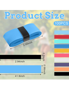 100 Overgrips Antideslizantes JJUNW para Raquetas de Tenis y Bádminton 2