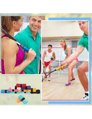 100 Overgrips Antideslizantes JJUNW para Raquetas de Tenis y Bádminton