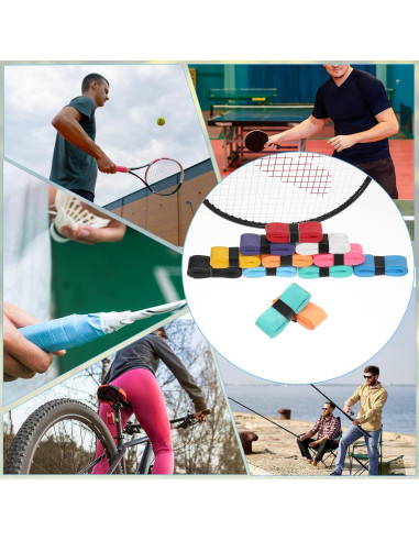 100 Overgrips Antideslizantes JJUNW para Raquetas de Tenis y Bádminton