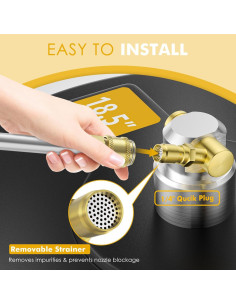 Limpiador de Superficies EVEAGE 46.99 cm 4000 PSI Accesorios 2