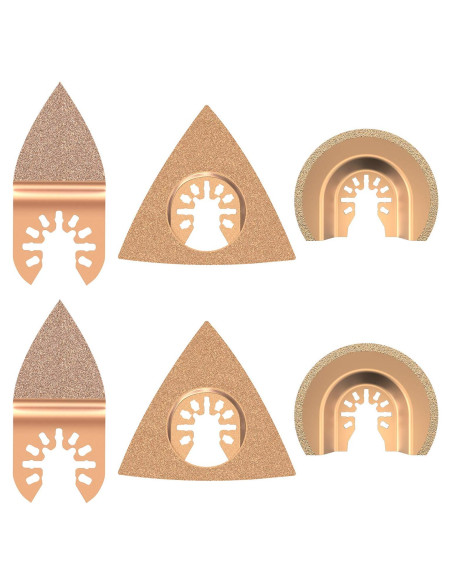 Kit de Hojas Oscilantes Carburo HOTBEST 6 Piezas