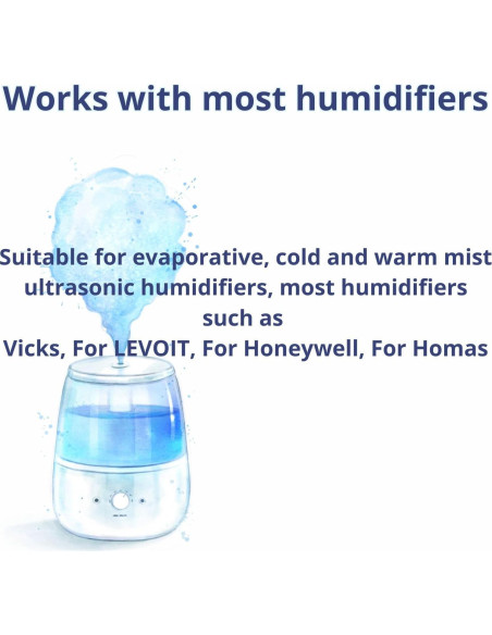 Cartucho de Filtro Desmineralizador Nispira para Humidificador Vick - 12 Paquetes