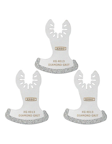Cuchillas de Diamante XXGO 3 Pcs para Herramientas Oscilantes