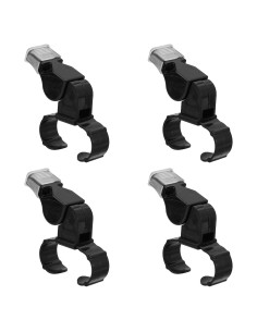 Silbato de agarre para dedos Beinkmake - 4 unidades, negro