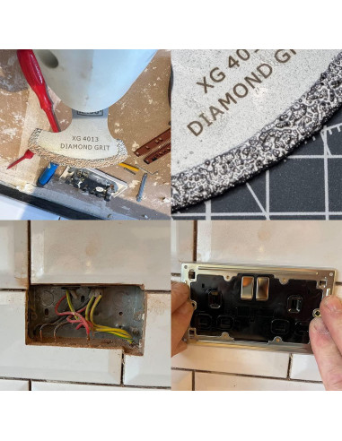 Cuchillas de Diamante XXGO 3 Pcs para Herramientas Oscilantes