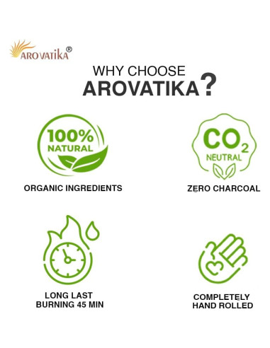 Incienso ARO VATIKA Palo Santo 120 Varitas 22.86 cm