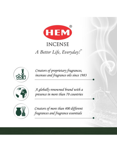 Varitas de Incienso HEM Primera Lluvia - 120 Varitas, 20g