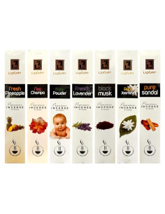 Varitas de Incienso Premium Krishnascents - 7 Fragancias