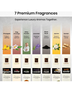 Varitas de Incienso Premium Krishnascents - 7 Fragancias 2