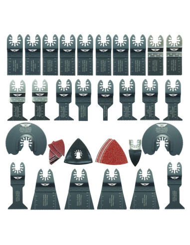 Kit de Cuchillas 68 Piezas TopsTools FAK68SK para Herramientas