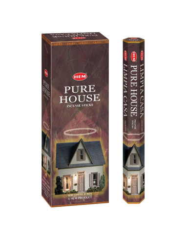Varitas de Incienso HEM Pure House - 120 Varitas Naturales