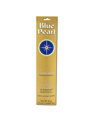 Incienso Clásico Blue Pearl Sándalo 20 Gramos Hecho a Mano