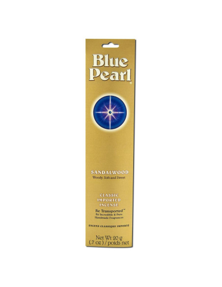 Incienso Clásico Blue Pearl Sándalo 20 Gramos Hecho a Mano