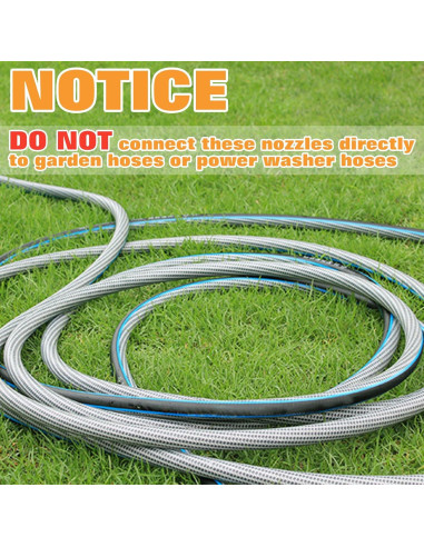 Boquilla Turbo Rotativa LEONTOOL 3600 PSI con 5 Grados