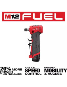 Amoladora de Eje en Ángulo Derecho Milwaukee M12 FUEL 12V 2