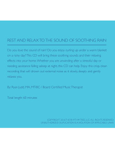 CD de Sonidos de Lluvia Calmante The Rhythm Tree - 60 Minutos 2