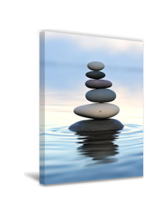 Arte de Pared en Lienzo Zen QIXIANG 30x45 cm Decoración