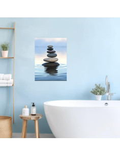 Arte de Pared en Lienzo Zen QIXIANG 30x45 cm Decoración 2